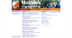 Desktop Screenshot of holbaekorienteringsklub.dk