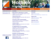 Tablet Screenshot of holbaekorienteringsklub.dk